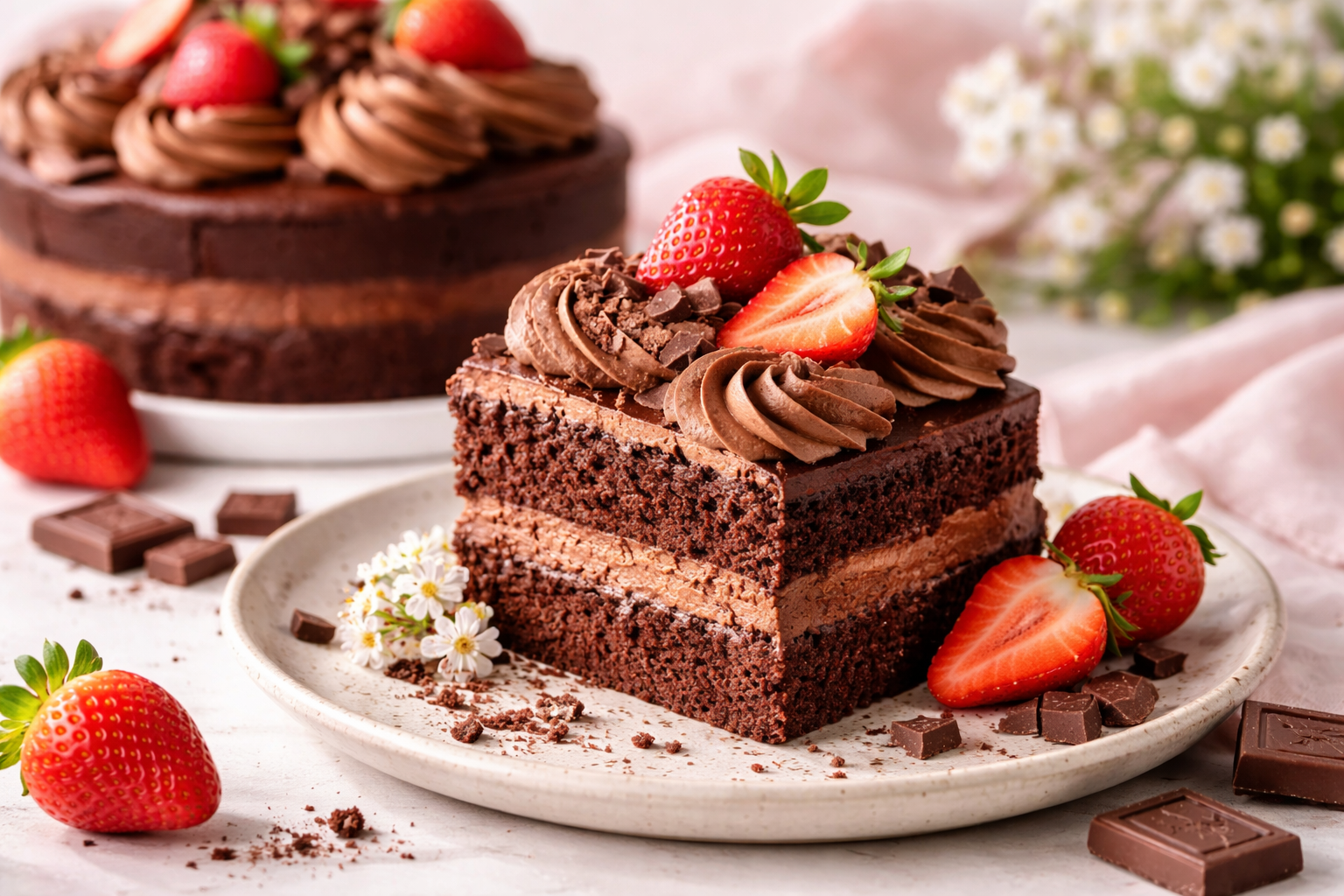 Schön dekorierter Kuchen als Titelbild von Süße Backträume